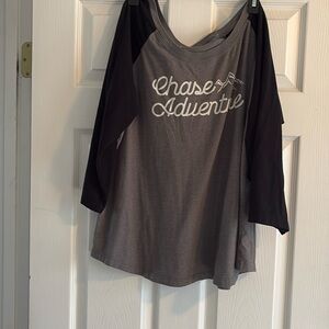 Torrid size 2 three quarter length sleeve T-shirt.